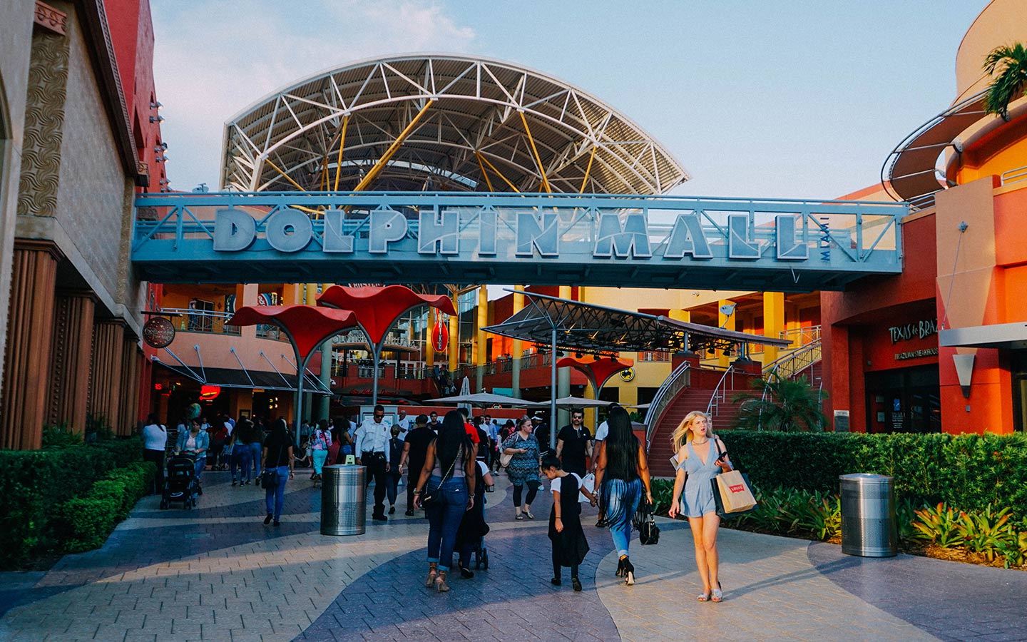 Dolphin Mall's main entrance