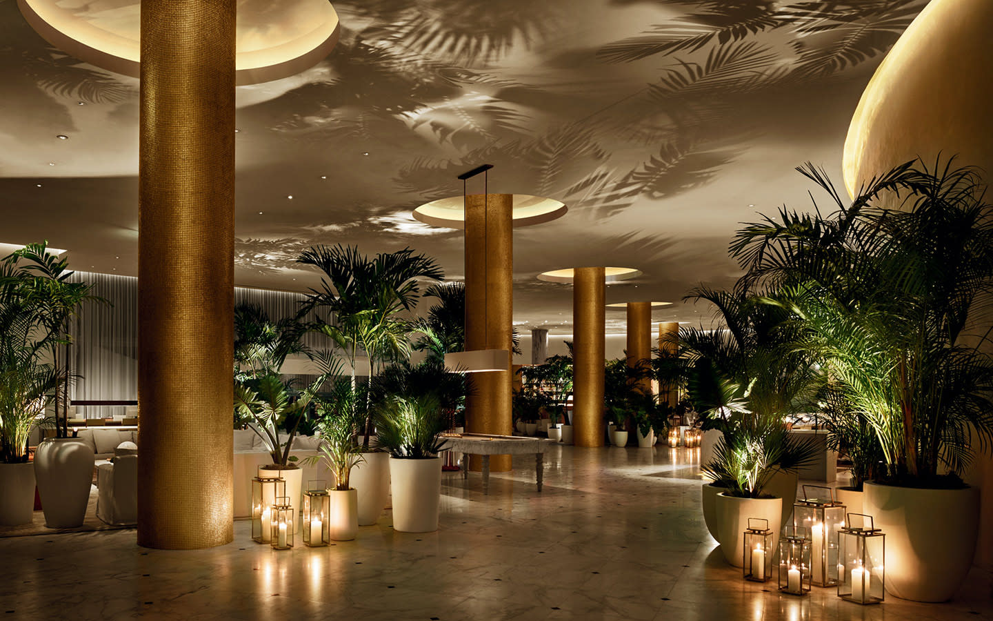 Lobby in evening