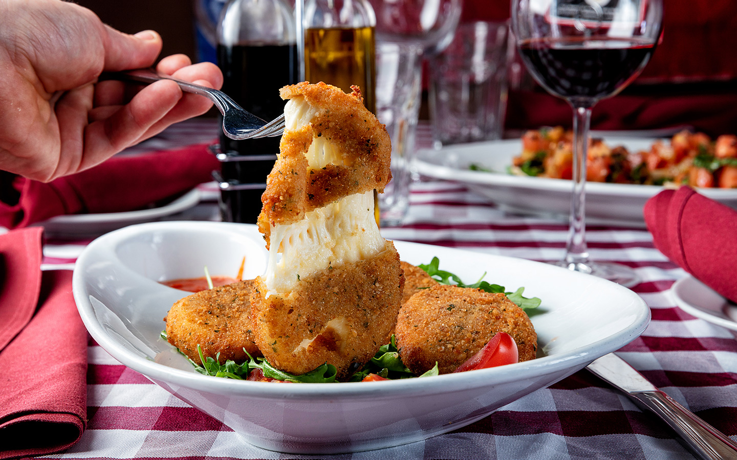 Mozzarella In Carrozza at Fratelli La Bufala