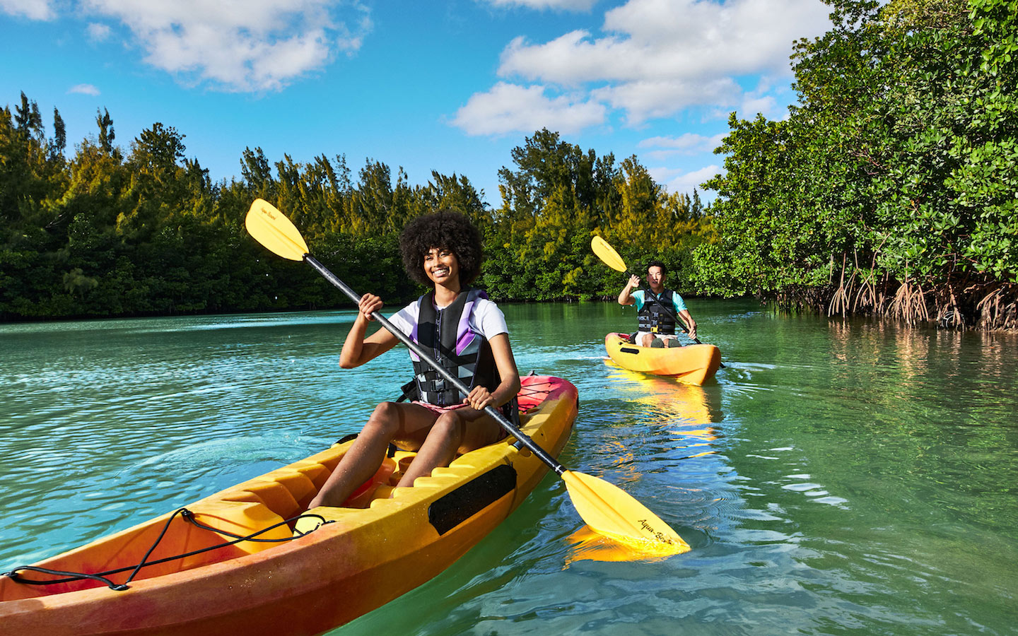Kayaking in Oleta State Park